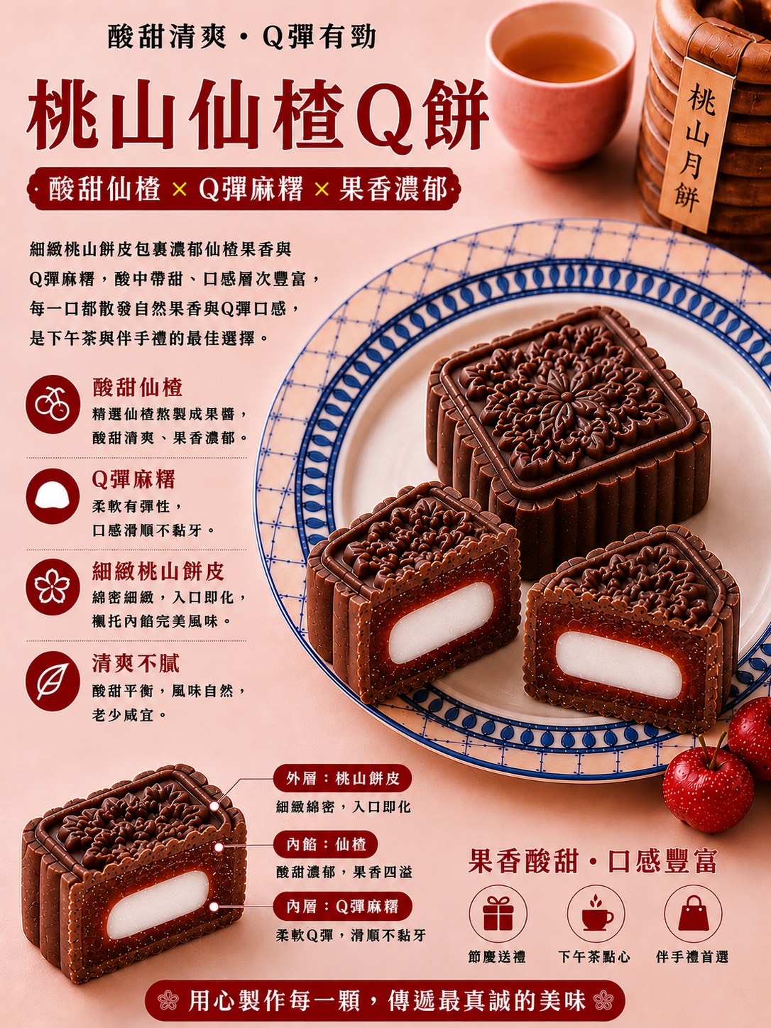 桃山仙楂Q餅